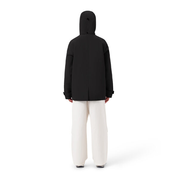 MAIUM Regenjas Unisex Mac Short Black