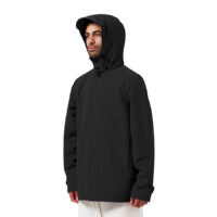MAIUM Regenjas Unisex Mac Short Black