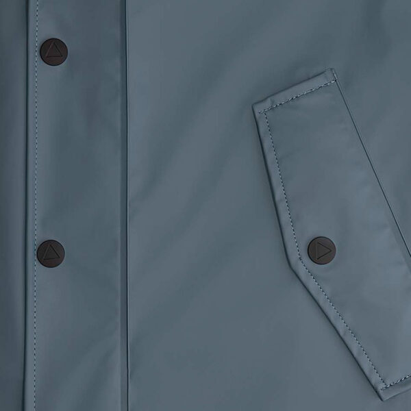 MAIUM Regenjas Unisex Original Short Blue Grey