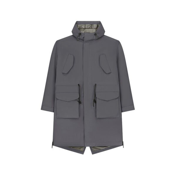 MAIUM Regenjas Unisex Winter Parka Rock Grey