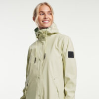 TENSON Regenjas Dames Apelviken PU Coat Sustained Grey
