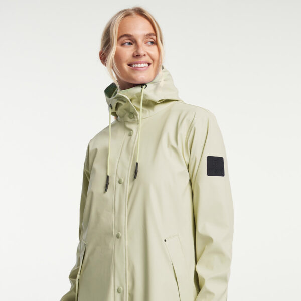 TENSON Regenjas Dames Apelviken PU Coat Sustained Grey