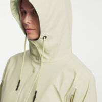 TENSON Regenjas Dames Apelviken PU Coat Sustained Grey