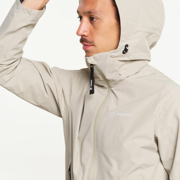 TENSON Regenjas Heren Winga Rain Jacket Sandstone