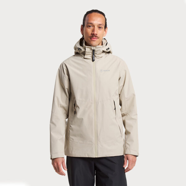 TENSON Regenjas Heren Winga Rain Jacket Sandstone