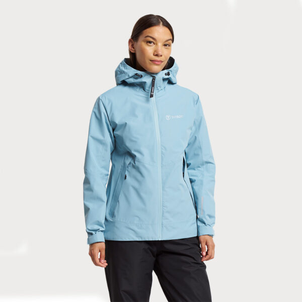 TENSON Regenjas Dames Winga Rain Jacket Stone Blue