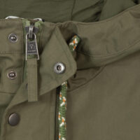 Faguo Gresigne Raincoat Co Syn Woven Khaki
