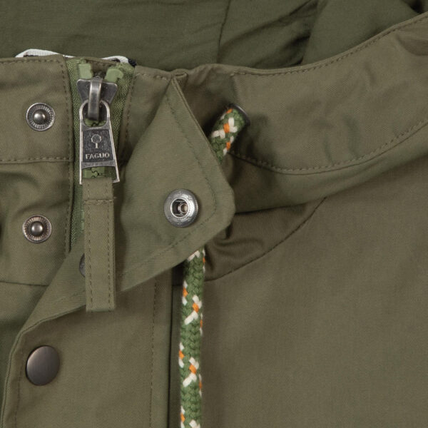 Faguo Gresigne Raincoat Co Syn Woven Khaki