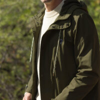 Faguo Gresigne Raincoat Co Syn Woven Khaki