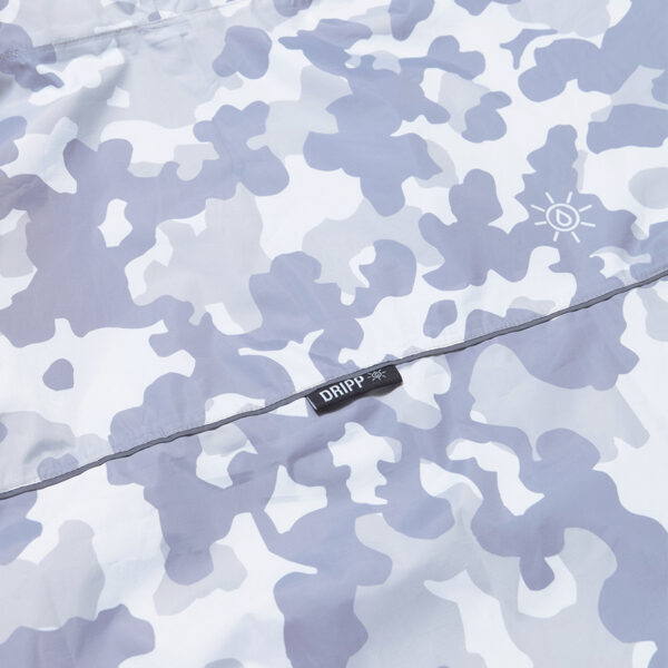 DRIPP Rainwear Regenponcho Unisex Camo Grey