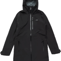 Elliker Ayre Long 3L Waterproof Shell Jacket Black Long