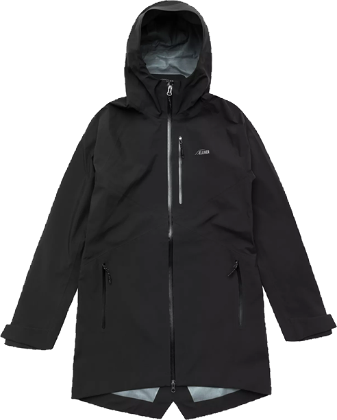 Elliker Ayre Long 3L Waterproof Shell Jacket Black Long