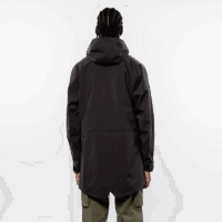 Elliker Ayre Long 3L Waterproof Shell Jacket Black Long