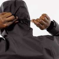 Elliker Ayre Long 3L Waterproof Shell Jacket Black Long