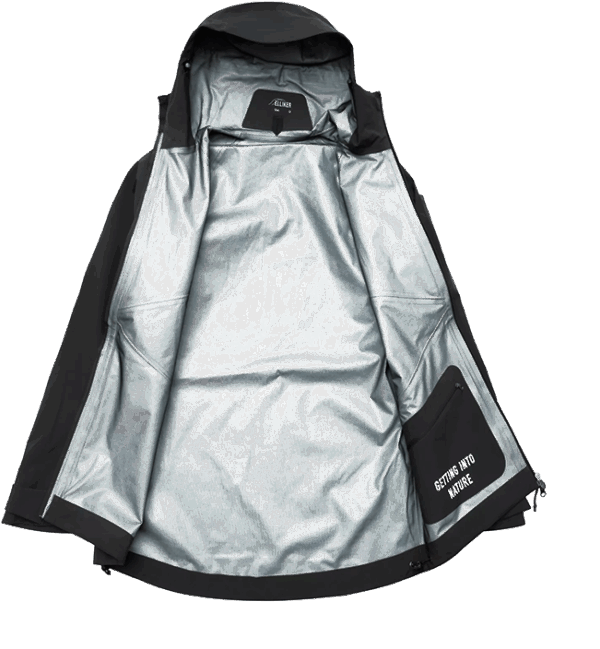 Elliker Ayre 3L Waterproof Shell Jacket Black