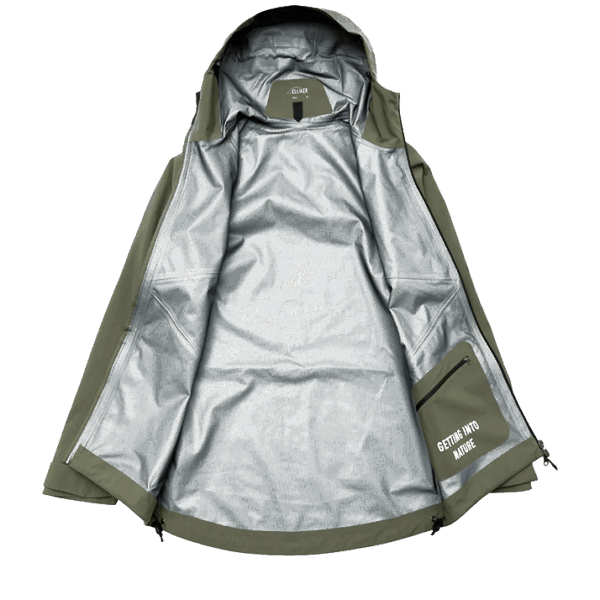 Elliker Ayre 3L Waterproof Shell Jacket Khaki