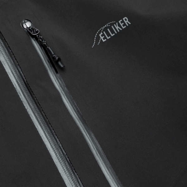 Elliker Ayre Long 3L Waterproof Shell Jacket Black Long