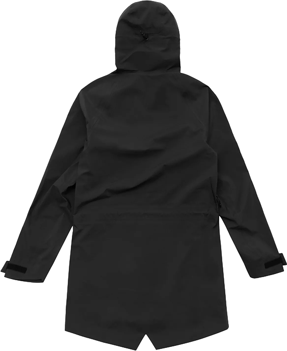 Elliker Ayre Long 3L Waterproof Shell Jacket Black Long