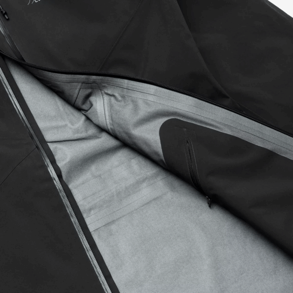 Elliker Ayre Long 3L Waterproof Shell Jacket Black Long