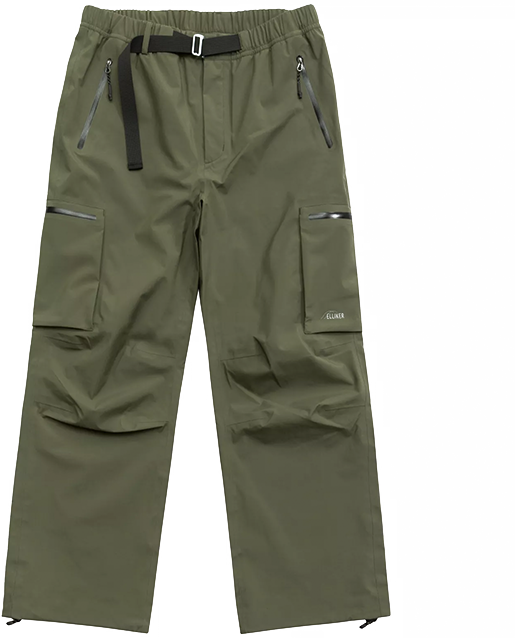 Elliker Bordley Waterproof Shell Trousers Khaki