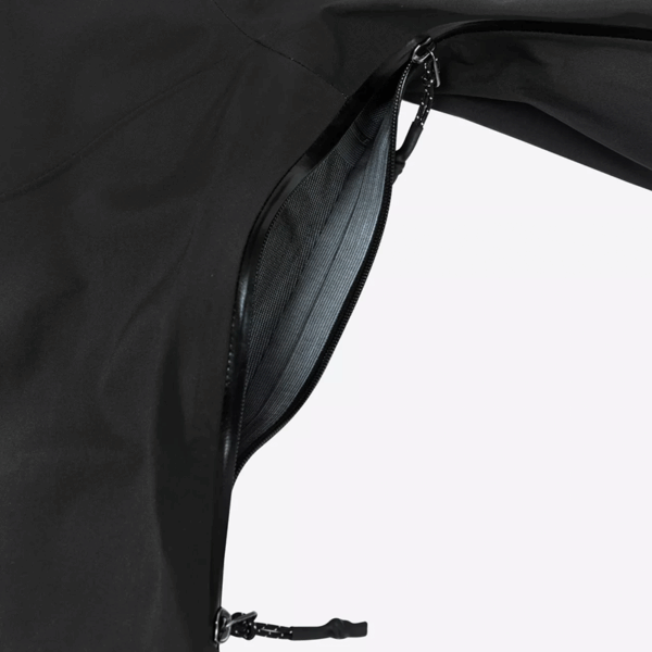 Elliker Ayre Long 3L Waterproof Shell Jacket Black Long