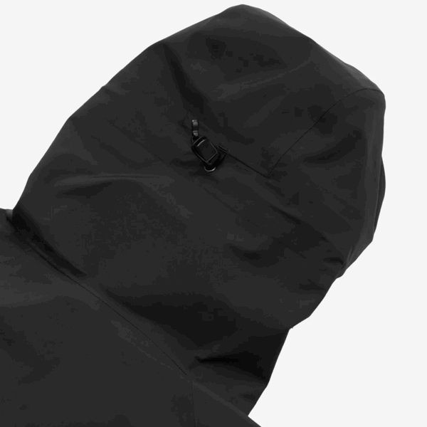 Elliker Ayre Long 3L Waterproof Shell Jacket Black Long